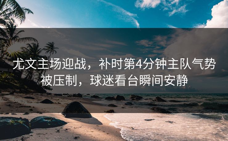 尤文主场迎战，补时第4分钟主队气势被压制，球迷看台瞬间安静  第1张
